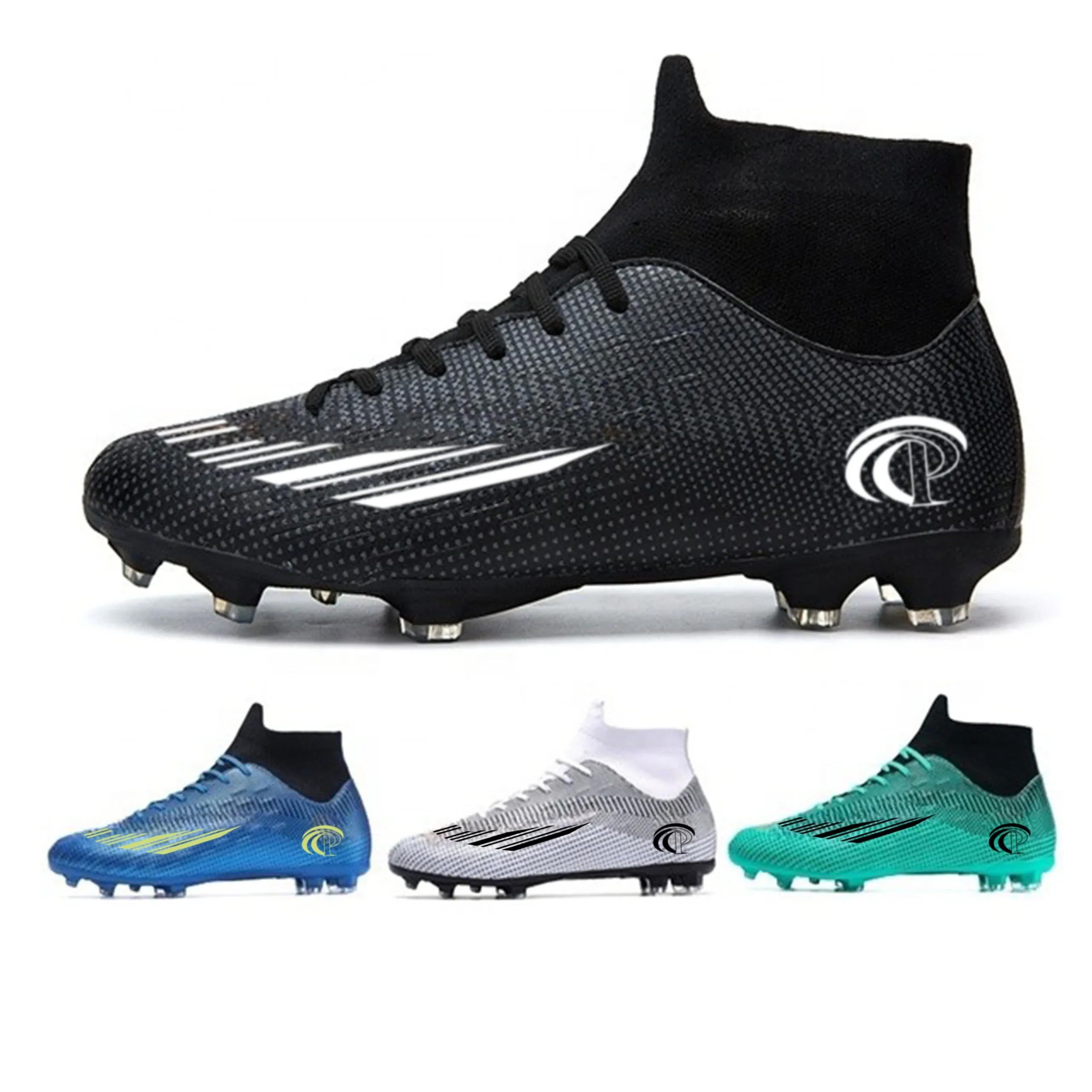 H9111b01578a94d95ac201c8b4e6e0deaS-scaled-1.webp Custom Most Popular Youth Cheap Football Boots Shoes Soccer Cleats for Men - Image 1